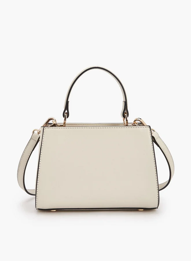 Celeste IVORY Solid Tote Bag with Detachable Straps for Women | Best Price UAE